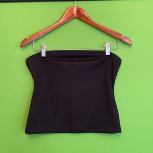 Dollhouse Black Crop top/Tube Top:Camisole